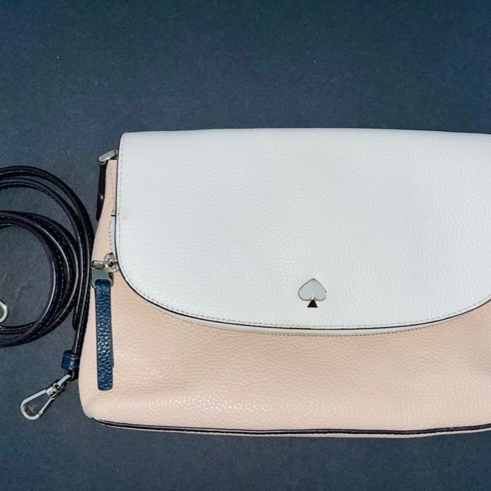 Kate Spade Logo Two-Tone Crossbody Bag - Picture 2 of 6